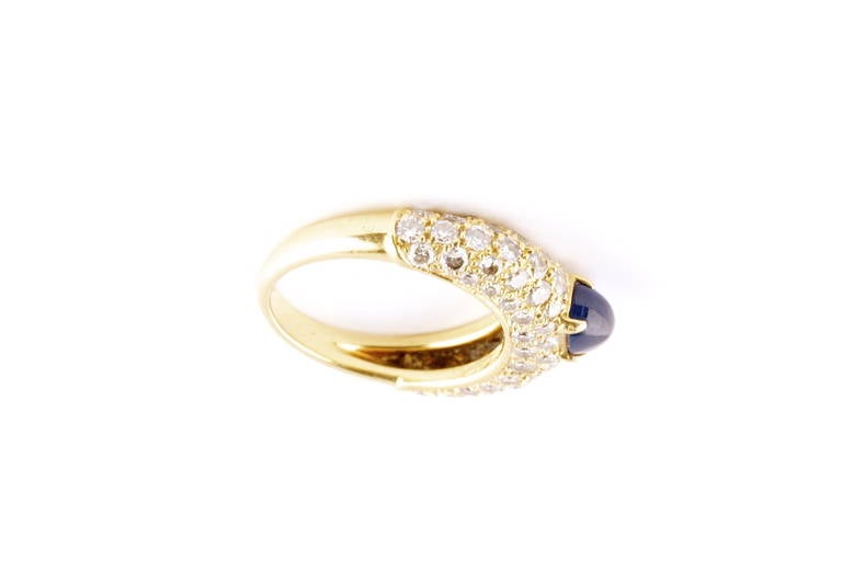 Cartier Sapphire Diamond Ring 1