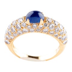 Cartier Sapphire Diamond Ring
