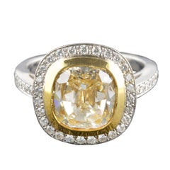 Fancy Yellow Diamond Ring