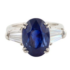 Harry Winston 10.36 Sapphire Ring
