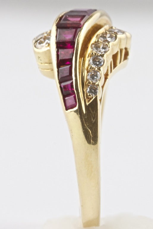 Women's Oscar Heyman Brothers Ruby Diamond Ring