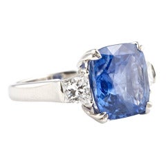Sapphire Diamond Ring