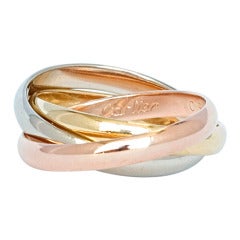 Cartier Tricolor Gold Ring