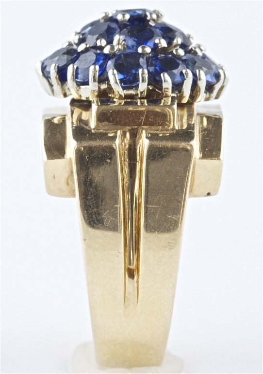 Sapphire and Gold Ring 1