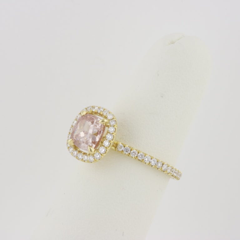 Fancy Pink Diamond Ring 1