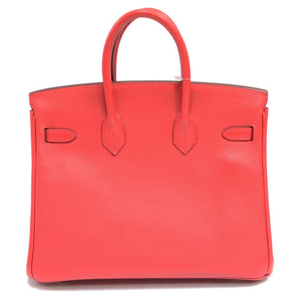 Women's Hermes Birkin Red Palladium Hardware 25cm For Sale