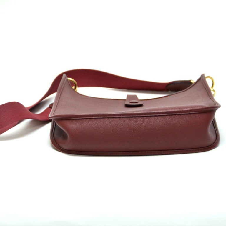 Hermes Evelyne Bordeaux In Good Condition In Houston, TX