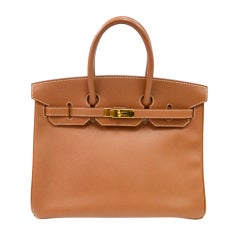 Hermes Birkin Ardenne Natural 35 cm