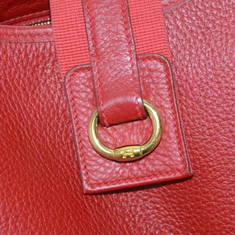 Hermes Red Sako at 1stdibs