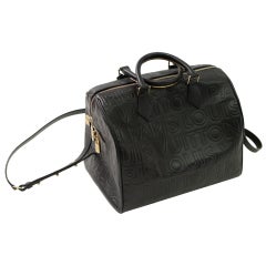 Louis Vuitton Limited Edition Noir Cube Speedy 30 cm