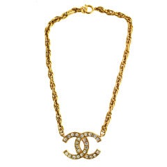 Vintage Chanel Necklace with Chanel Pendant