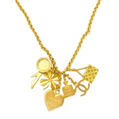 Vintage Chanel Multi Charm Necklace