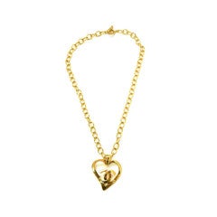 Vintage Chanel Heart Necklace