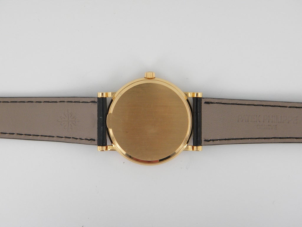Patek Philippe Montre-bracelet Calatrava en or jaune Réf. 3802J