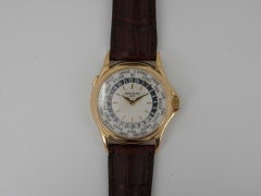 Patek Philippe Yellow Gold Worldtime Wristwatch Ref 5110J