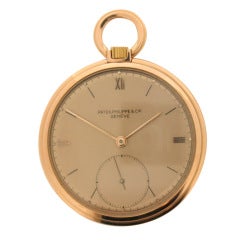 Patek Philippe Rose Gold Art Deco Pocket Watch