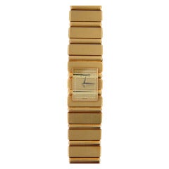 Vintage Piaget Lady's Yellow Gold Polo Mini Bracelet Watch