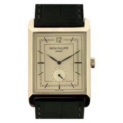 Patek Philippe Platinum Gondolo Wristwatch Ref 5109P