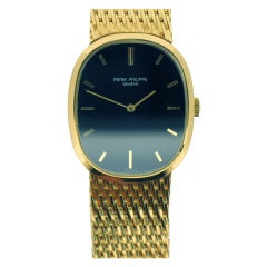 Patek Philippe Yellow Gold Bracelet Watch Ref 3748/1
