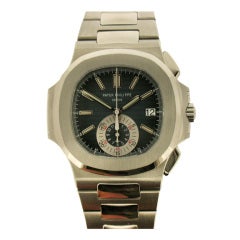 Patek Philippe Stainless Steel Nautilus Wristwatch Ref 5980/1A