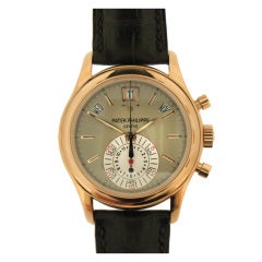 Patek Philippe Rose Gold Annual Calendar Wristwatch Ref 5960R