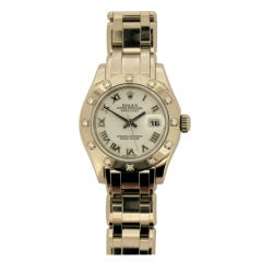 Rolex Lady's White Gold and Diamond Pearlmaster Ref 80319