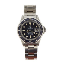 Rolex Stainless Steel Submariner Wristwatch Ref 1680