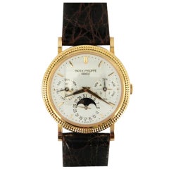 Patek Philippe Rose Gold Perpetual Calendar Wristwatch Ref 5039R