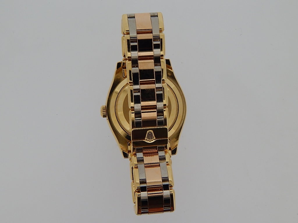 Rolex Tridor Gold Masterpiece Day-Date Wristwatch Ref 18948 1
