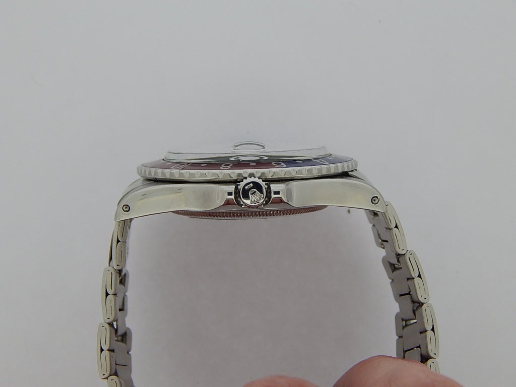 Women's Rolex Stainless Steel GMT-Master Wristwatch Ref 1675
