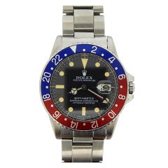 Rolex Stainless Steel GMT-Master Wristwatch Ref 1675 Rolex Stainless Steel GMT-Master Wristwatch Ref 1675