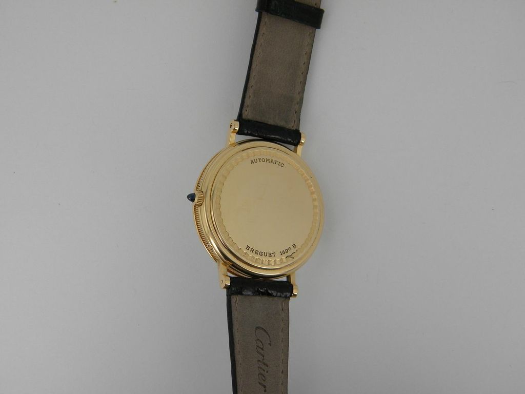 Breguet Yellow Gold Perpetual Classique Wristwatch Ref 1497B