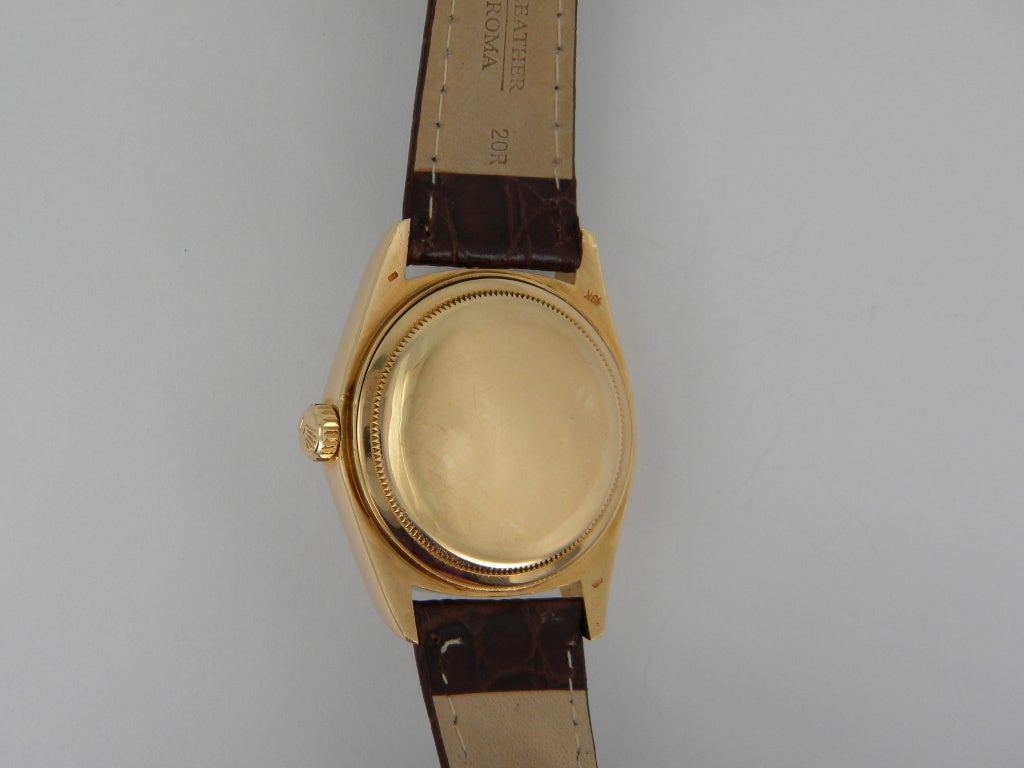 Rolex Yellow Gold Day-Date Wristwatch Ref 18038