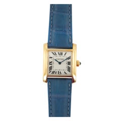 Cartier Lady
s Yellow Gold Tank Francaise Wristwatch