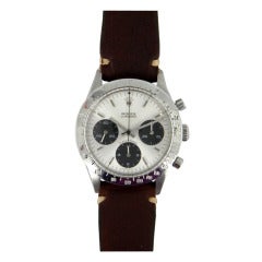 Rolex Stainless Steel Daytona Chronograph Wristwatch Ref 6239