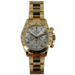Rolex Yellow Gold Daytona Wristwatch Ref 16528