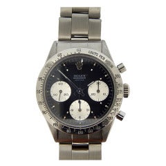 Rolex Stainless Steel Daytona Wristwatch Ref 6239