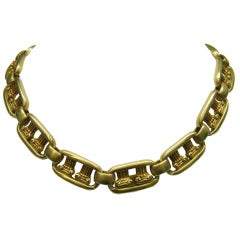 Kieselstein Cord Green Gold Chain Necklace