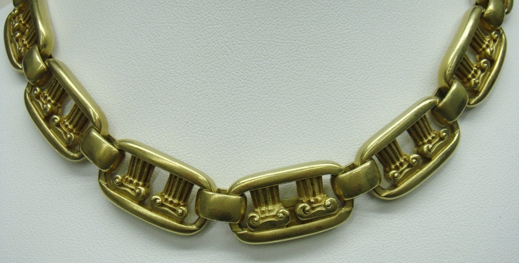 Kieselstein Cord Green Gold Chain Necklace