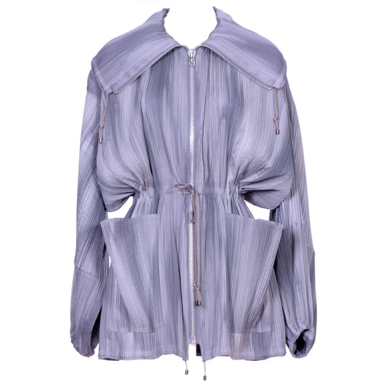 Vintage 80's ISSEY MIYAKE Pleats Jacket at 1stDibs | issey miyake