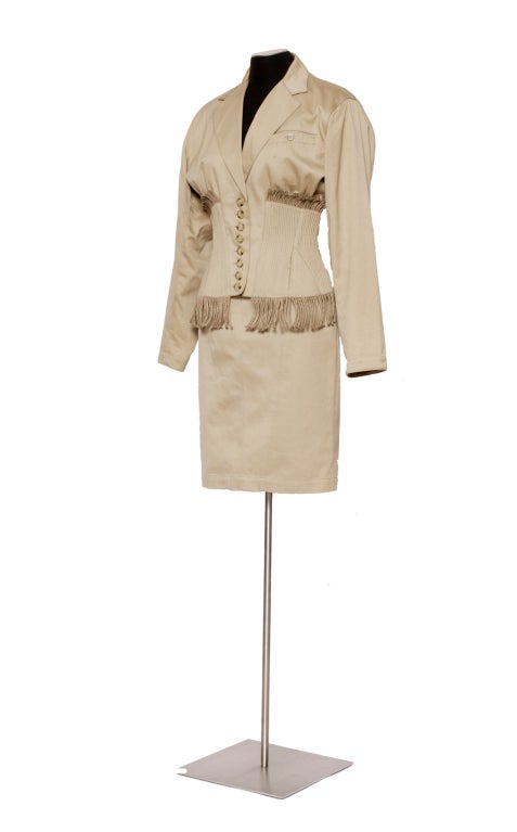 ALAIA Safari Corset Suit