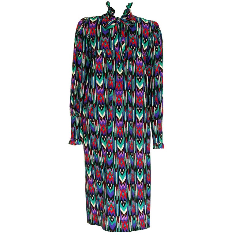 Vintage 80's Yves St Laurent Dress 4