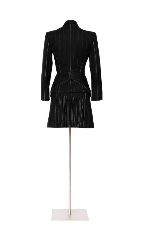 ALAIA Pinstripe Suit In Excellent Condition In Antwerp, BE