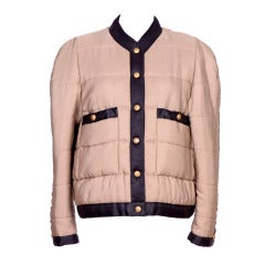 CHANEL Padded Silk Jacket 5