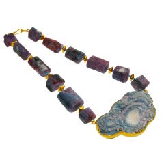 Rough Opal Necklace. Designed by Abigail Sands