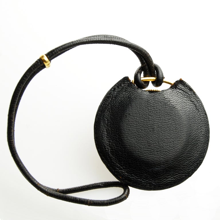 Cartier Yellow Gold Pocket Watch with Leather Case