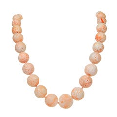Angel-Skin Coral Necklace
