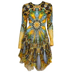 Alexander McQueen Plato's  Atlantis Snake Print   Dress 2010