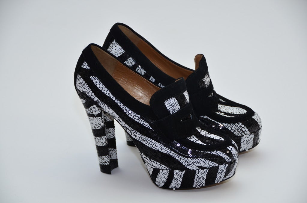 Viktor & Rolf  Zebra Tuxedo Black/White  Sequince Shoes