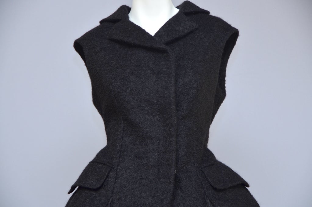 Rare Alexander Mcqueen Runway '08 Coat Dress Lace Panels In New Condition In New York, NY